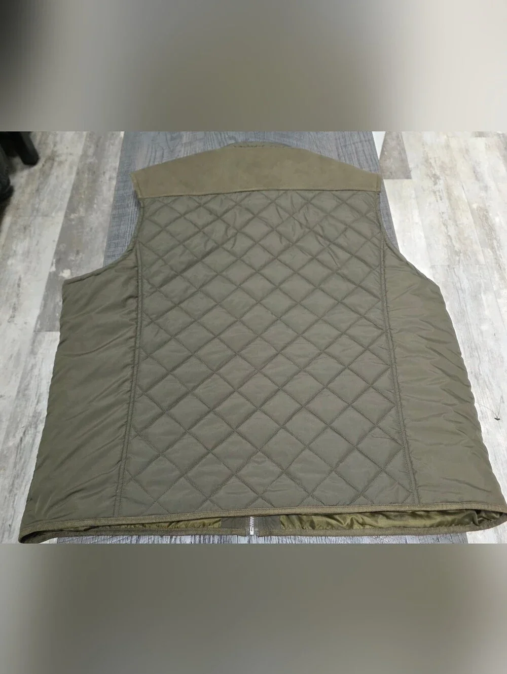 Joseph Abboud Olive Quilted Men's Vest  ( Size: 2xt)
